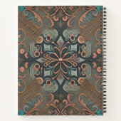 Homely cottage pattern ノートブック (裏面)