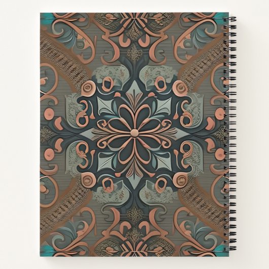 Homely cottage pattern ノートブック (裏面)