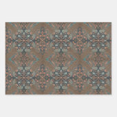 Homely cottage pattern ラッピングペーパーシート (正面2)