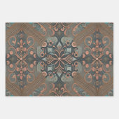 Homely cottage pattern ラッピングペーパーシート (正面)