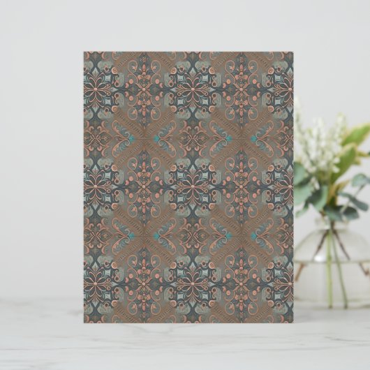 Homely cottage pattern /paper sheet (スタンド正面)