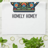 Homely home teapot design キッチンタオル (折り畳み)