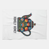 Homely home teapot design キッチンタオル (横)