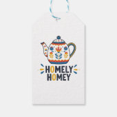 Homely homey cosy teapot design   ギフトタグ (裏面)