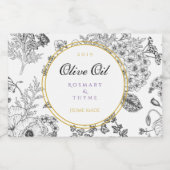 Homemade リキュールボトルラベル (シングルラベル)