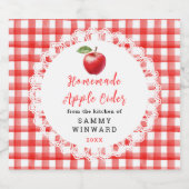 Homemade Apple Cider Label リキュールボトルラベル (シングルラベル)