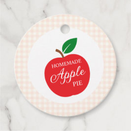 Homemade Apple Pie Baby Shower フェイバータグ