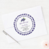 Homemade Blackberry Cookie Label ラウンドシール (封筒)