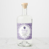 Homemade Blackberry Lemonade Label リキュールボトルラベル (正面)