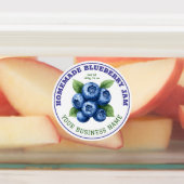 Homemade Blueberry Jam Jar Product Label ラベル (貼付)