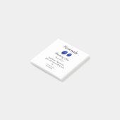 Homemade blueberry jam made with love add text ポストイット (アングル)