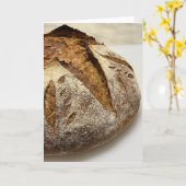 Homemade Bread Blank Greeting Card カード (黄色い花)