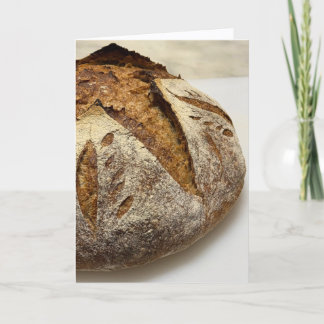 Homemade Bread Blank Greeting Card カード