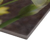 Homemade by You Glass Cutting Boards Iris Flower カッティングボード (角)