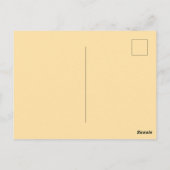 Homemade chocolate cookies made with love add text ポストカード (裏面)