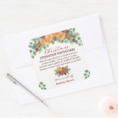 Homemade Christmas Stovetop Potpourri Recipe スクエアシール (封筒)