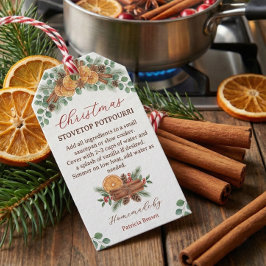 Homemade Christmas Stovetop Potpourri Recipe Tag ギフトタグ