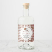 Homemade Coconut Rum Label リキュールボトルラベル (正面)