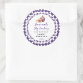 Homemade Fig Cookies Label ラウンドシール (バッグ)