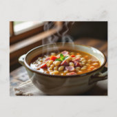 Homemade Ham and Bean Soup Recipe ポストカード (正面)