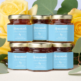 Homemade Honey Favor Product Label