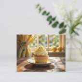 Homemade Lemon Cupcake Recipe ポストカード (スタンド正面)