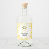 Homemade Lemonade Drink リキュールボトルラベル (正面)