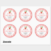 Homemade Mini Apple Pies Label ラウンドシール (シート)