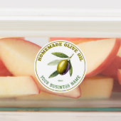 Homemade Olive oil Product Label Waterproof ラベル (貼付)