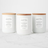 Homemade Ranch Mix Gift Labels フードラベル (ボトル)