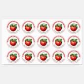 Homemade Tomato Sauce Canning Product Label ラベル (シート)