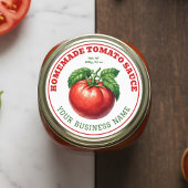 Homemade Tomato Sauce Canning Product Label ラベル