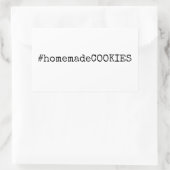 #homemadeCookies 長方形シール (バッグ)