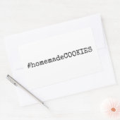 #homemadeCookies 長方形シール (封筒)