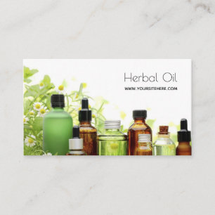 Homeopathic草の油のE店の場所のビタミン 名刺