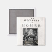 Homerによる「オデッセイ」のタイトルページ マグネット (正面/裏面)