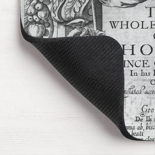 「Homerの全体の仕事へのTitlepage マウスパッド (コーナー)