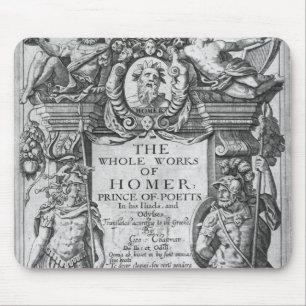「Homerの全体の仕事へのTitlepage マウスパッド