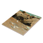 Homer - Rocky Coast and Gulls, fine art タイル (側面)