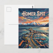 Homer Spit Alaska Postcard ポストカード (正面/裏面)