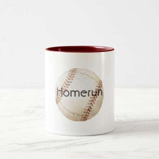 Homerun Baseball ツートーンマグカップ (中央)