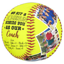 Homerun Coach Thank You Gift写真とカスタム名前