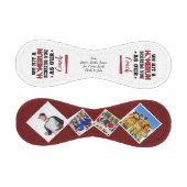 Homerun Coach Thank You Gift カスタムフォト&ネーム 野球ボール (パネル)