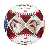 Homerun Mom Mother's Dayカスタム Photo from Kids 野球ボール (正面)