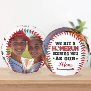 Homerun Mom Mother's Dayカスタム Photo from Kids 野球ボール