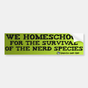 Homeschoolのおたく バンパーステッカー