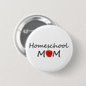 Homeschoolのお母さんボタン 缶バッジ (正面&裏面)