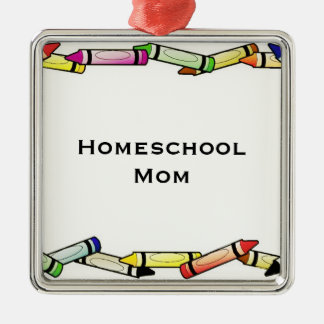 Homeschoolのお母さん メタルオーナメント