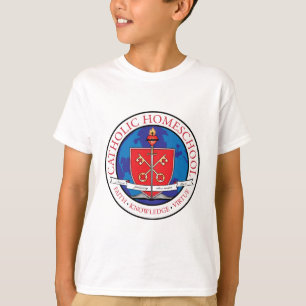 Homeschoolのカトリック教の頂上はTシャツをからかいます Tシャツ