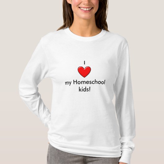 Homeschoolのスエットシャツ Tシャツ (正面)